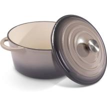 Κατσαρόλα Oval Εμαγιέ 26x12cm 4.8lt Lamart IRON LT1303