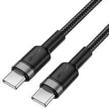 Καλώδιο Σύνδεσης Acefast C22-03 USB-C σε USB-C Braided USB2.0 3A 60W 1.2m Μαύρο
