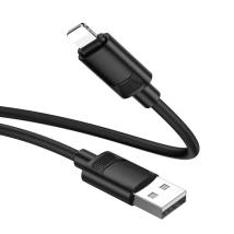 Καλώδιο Hoco X122 USB-A σε Lightning 2.4A Fast Charging Μαύρο 1m