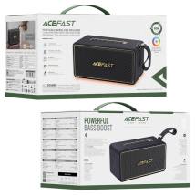 Φορητό Ηχείο Wireless Acefast K3 Max v5.4 TWS 80W 5000mAh με Μικρόφωνο USB AUX TF και RGB Φωτισμό IPX6 Μαύρο