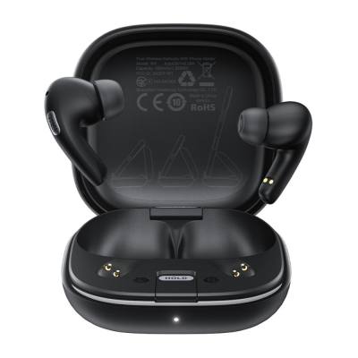 Wireless Hands Free Acefast W4 v5.4 350mAh TWS ENC AI-Μείωση Θορύβου IPX4 με Ultra-thin Θήκη Φόρτισης/Βάση Στήριξης Μαύρα
