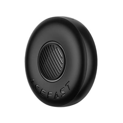 Acefast Tag S1 Anti-Lost Tracker Μόνο για iOS Συμβατό με Apple Find My Network με Προστατευτική Θήκη και Υποδοχή για Λουράκι Μαύ