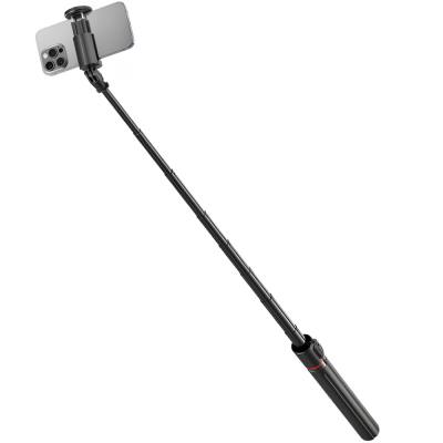 Selfie Stick/Τρίποδο Acefast E3 για Συσκευές 4.5"-7.0" Επεκτεινόμενο έως 1.77m με Τηλεχειριστήριο Μαύρο