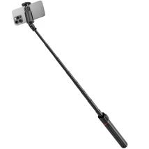 Selfie Stick/Τρίποδο Acefast E3 για Συσκευές 4.5"-7.0" Επεκτεινόμενο έως 1.77m με Τηλεχειριστήριο Μαύρο