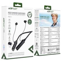 Wireless Earphones Hands Free Acefast N6 Magnetic v5.4 1000mAh 130hr Αναπαραγωγής IPX4 Μαύρα