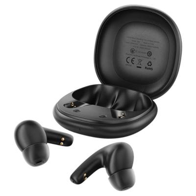 Wireless Hands Free Acefast W3 v5.4 350mAh ANC TWS 4-mic ENC με Mini Θήκη Φόρτισης Μαύρα