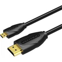 VENTION Micro HDMI to HDMI Cable 2M Black (VAA-D03-B200) (VENVAA-D03-B200)
