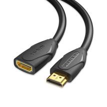 VENTION HDMI Extension Cable 0.5M Black (VAA-B06-B050) (VENVAA-B06-B050)