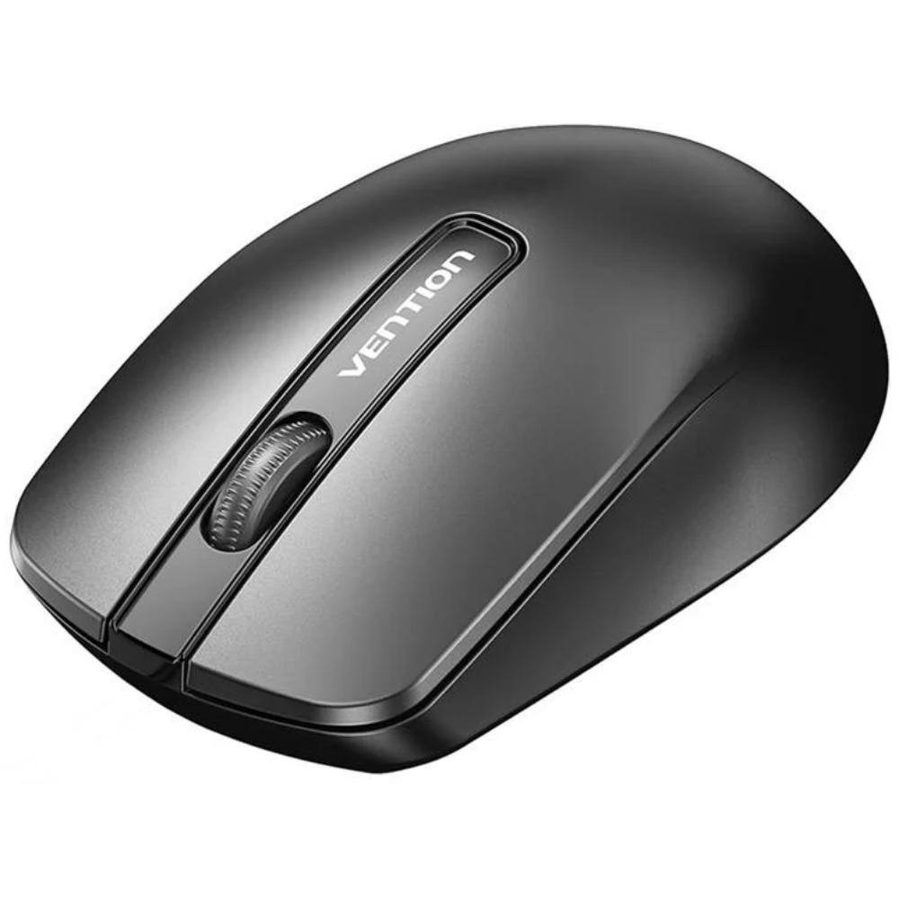 VENTION 3-Button Wireless Computer Mouse with USB Receiver Black (KTBB0) (VENKTBB0)