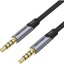 VENTION Cotton Braided 3.5mm TRS Male to Male Audio Cable 5M Green Copper Type (BAYGJ) (VENBAYGJ)