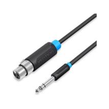 VENTION 6.5mm Male to XLR Female Audio Cable 15M Black (BBEBN) (VENBBEBN)