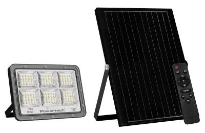 POWERTECH LED ηλιακός προβολέας PT-1458 με τηλεχειριστήριο, αισθητήρας κίνησης, 180W, 4000K, 2000lm, IP66