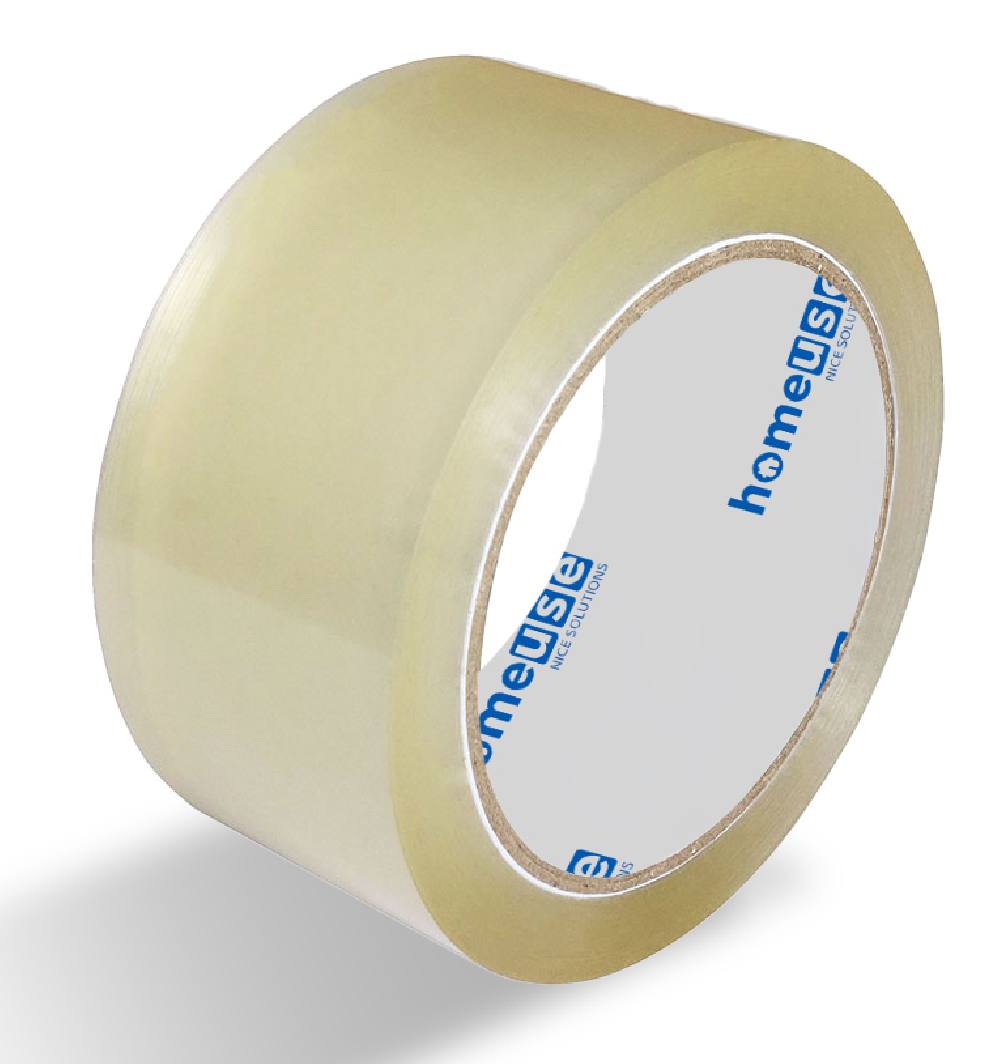 HOME USE αυτοκόλλητη ταινία HUH-0259, διάφανη, αθόρυβη, 48mm, 60m, 6τμχ