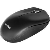 Σετ Ασύρματο Πληκτρολόγιο και Ποντίκι Yenkee YKM 2006CS με Αθόρυβα Πλήκτρα και Ρυθμιζόμενη Τιμή DPI Μαύρα