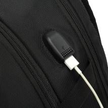 Τσάντα Yenkee YBB 1502 15.6" 20L με 3 Θήκες Αποθήκευσης και Θύρα για Powerbank (46x31x17 cm) Μαύρη