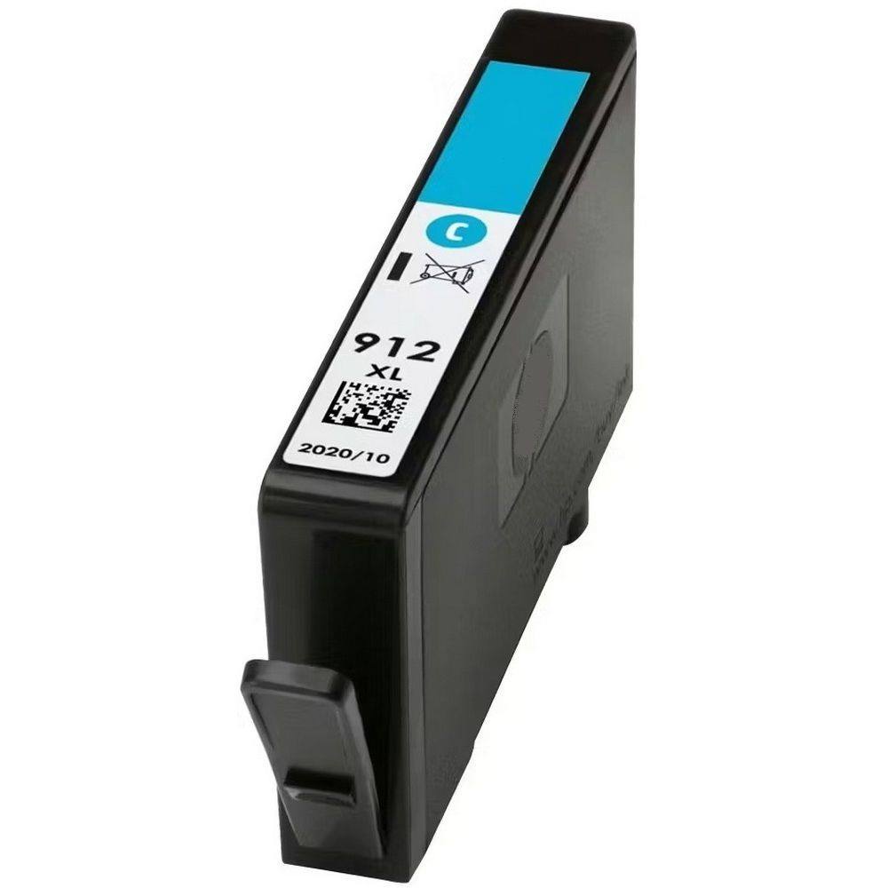 Μελάνι HP Συμβατό 912XL C (3YL81AE) Σελίδες:825 Cyan για Officejet, Officejet PRO 8010e, 8012e, 8014e, 8015e, 8017, 8020, 8022e,