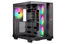 BEQUIET PC CHASSIS LIGHT BASE 500 LX BLACK BGW85, MIDI TOWER ATX, W/O PSU, Side: 3x Light Wings LX Reverse 120mm PWM Black, Rear