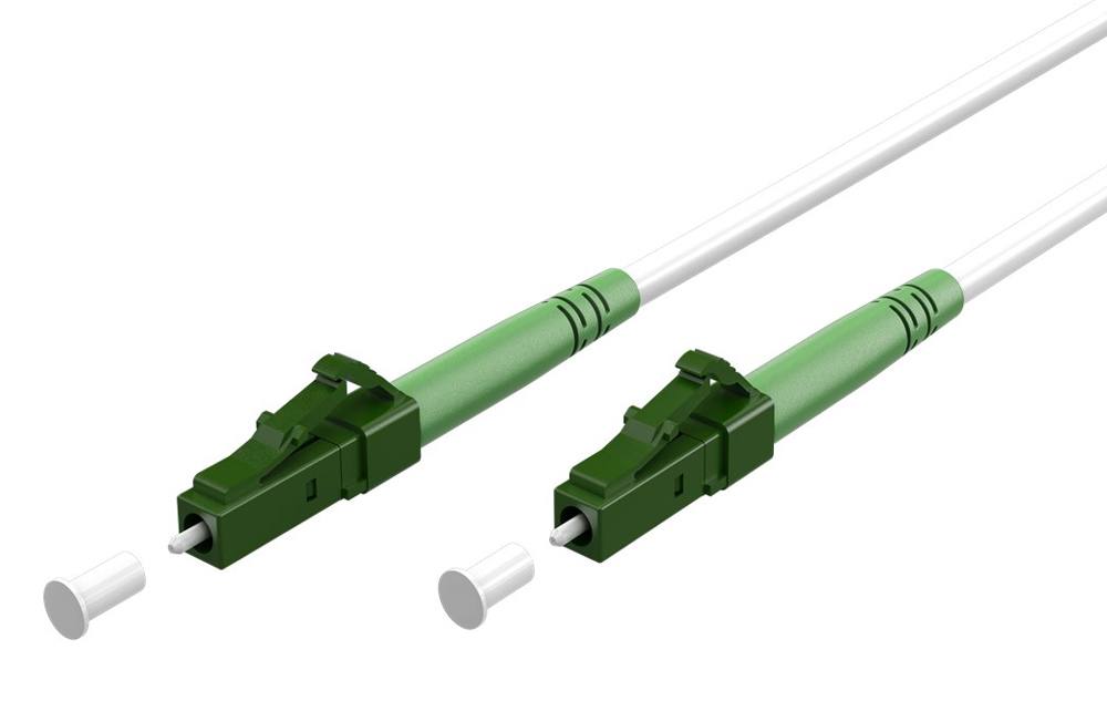 GOOBAY καλώδιο οπτικής ίνας LC-APC 59589, Singlemode OS2, 15m, λευκό