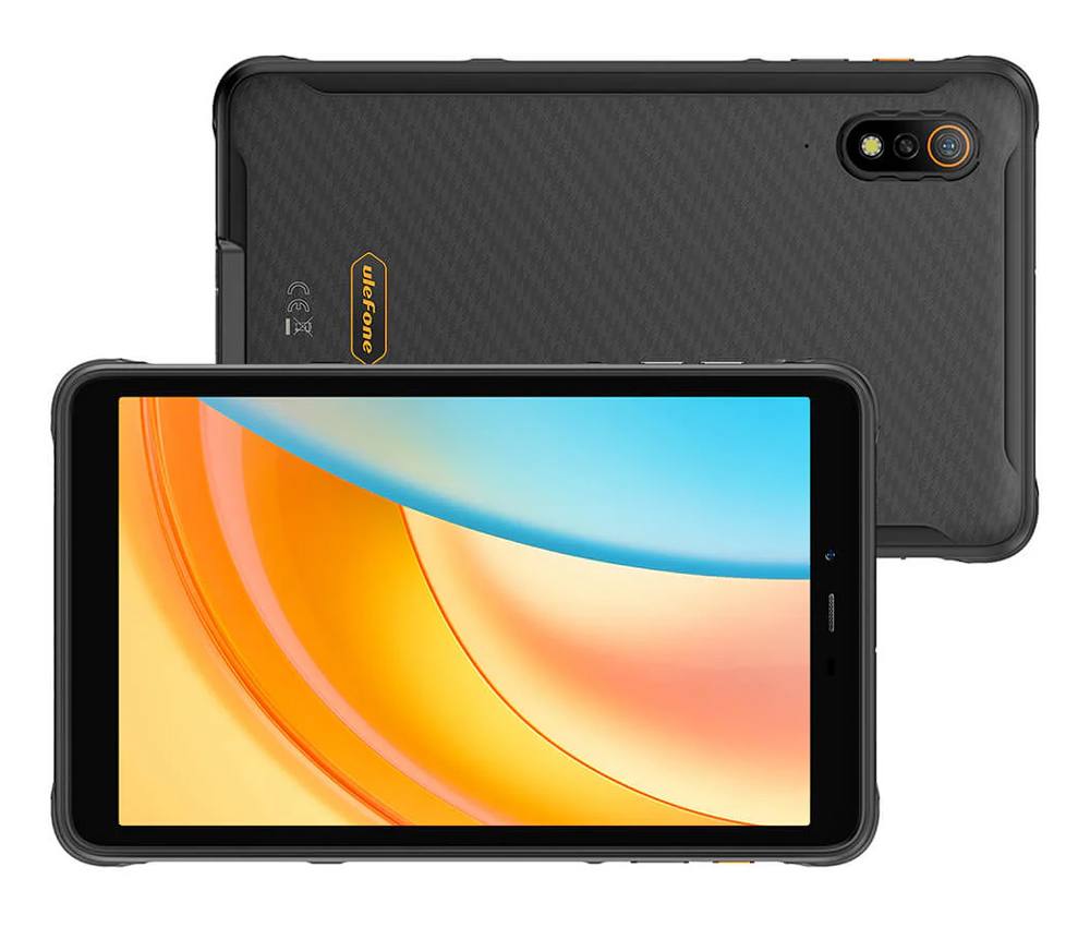 ULEFONE tablet Armor Pad Pro, 8", 8/256GB, 4G, 7650mAh, IP68/IP69K, μαύρο