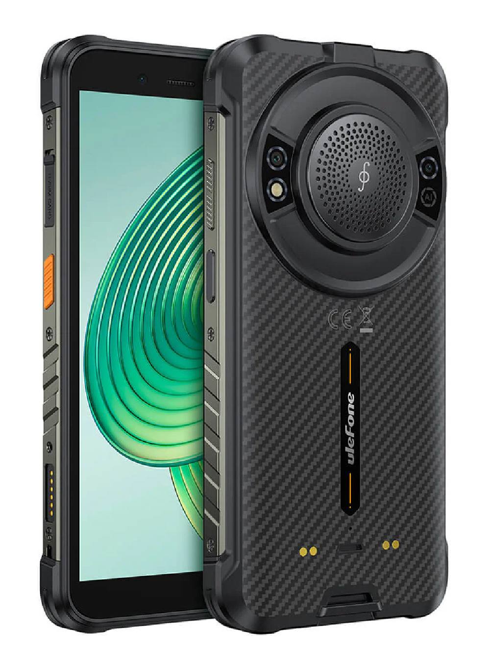 ULEFONE smartphone RugKing με ηχείο 3.5W, 5.99", 8/256GB, 9600mAh, IP68/IP69K, μαύρο