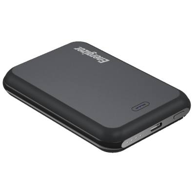 Power Bank Energizer QM5000 5000mAh 15W Fast Charge με 1xUSB-C Ασύρματη Φόρτιση 15W και LED Ένδειξη Μπαταρίας Μαύρο