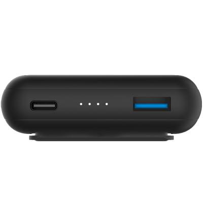 Power Bank Energizer QM10002PQ 10000mAh 22.5W Fast Charge με 1xUSB-C 1xUSB-A Ασύρματη Φόρτιση 15W και LED Ένδειξη Μπαταρίας Μαύρ
