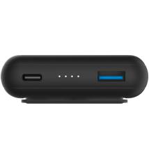 Power Bank Energizer QM10002PQ 10000mAh 22.5W Fast Charge με 1xUSB-C 1xUSB-A Ασύρματη Φόρτιση 15W και LED Ένδειξη Μπαταρίας Μαύρ