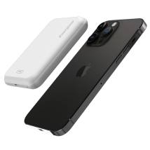 Power Bank Energizer QM5000 5000mAh 15W Fast Charge με 1xUSB-C Ασύρματη Φόρτιση 15W και LED Ένδειξη Μπαταρίας Λευκό