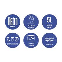 Κουζινομηχανή με Ανοξείδωτο Κάδο 5 Lt 1200 W