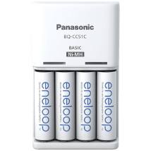 Φορτιστής Μπαταριών Panasonic Eneloop BQ-CC51 για AA/AAA με 4 ΑΑ Μπαταρίες 2000mAh BK-3MCDE