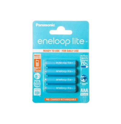 Μπαταρία Επαναφορτιζόμενη Panasonic eneloop lite BK-4LCCE/4BE 550 mAh size AAA Ni-MH 1.2V Τεμ. 4