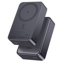 Power Bank Hoco J160B 20000mAh PD20W QC3.0 1xUSB-C με Ασύρματη Φόρτιση 15W και LED Ένδειξη Μπαταρίας Μαύρο