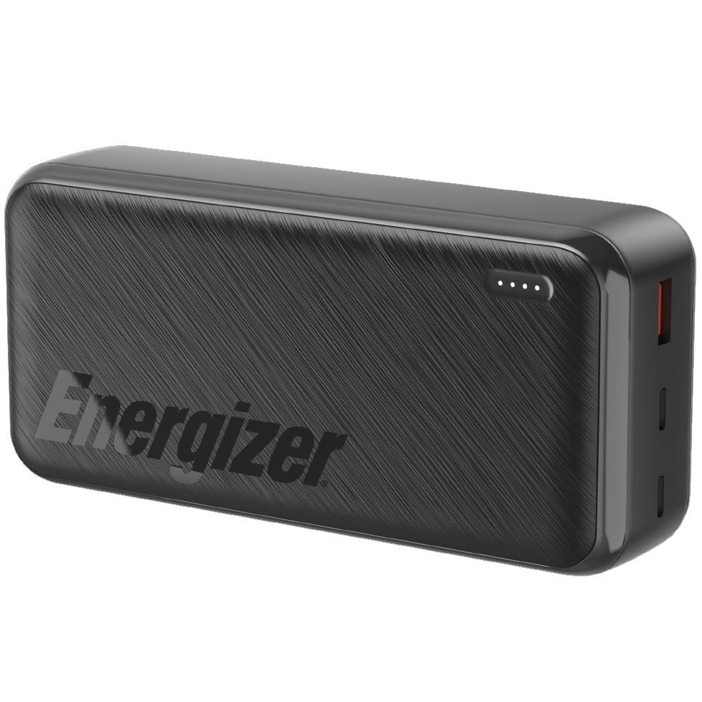 Power Bank Energizer Energizer UE30055PQ 30000mAh PD22.5W Fast Charge με 2xUSB-C 1xUSB-A και LED Ένδειξη Μπαταρίας Μαύρο