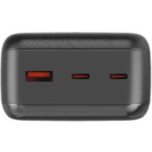 Power Bank Energizer Energizer UE30055PQ 30000mAh PD22.5W Fast Charge με 2xUSB-C 1xUSB-A και LED Ένδειξη Μπαταρίας Μαύρο