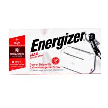 Επιτραπέζιος Φορτιστής Box Energizer EPB2500W03EU 2500W 10A Max με 5xΣούκο + 1xUSB-C PD20W + 2xUSB-A 18W QC3.0 / 2.4A, Ασύρματη 
