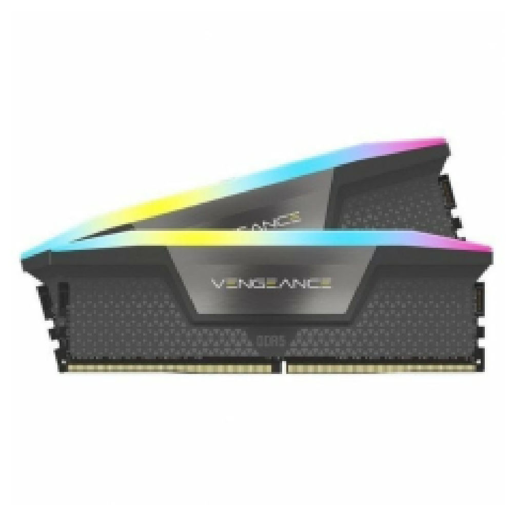 CORSAIR RAM DIMM XMS5 KIT 2X16GB CMH32GX5M2B6000Z38, DDR5, 6000MHz, LATENCY 38-44-44-96, 1.35V, VENGEANCE RGB, INTEL XMP 3.0 & A