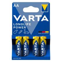 Varta Battery Alkaline AA LR06 1.5V 4τμχ (4906121414) (VART4906121414)