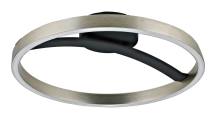 POWERTECH LED φωτιστικό οροφής HLL-0200, 29W, 4000K, Φ38x10cm, ασημί/μαύρο
