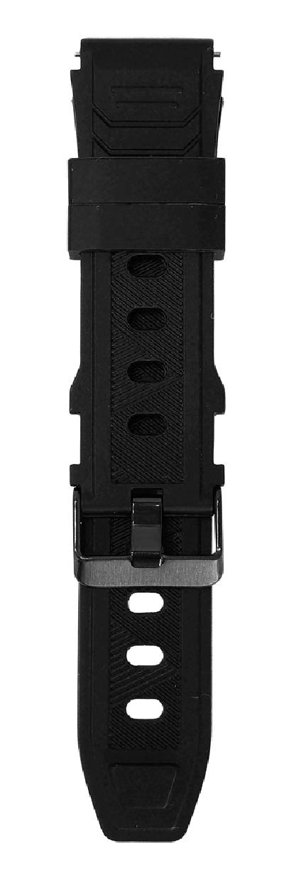 INTIME λουράκι σιλικόνης IT-070-BAND-BK για smartwatch G6, μαύρο