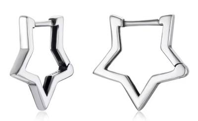 BAMOER σκουλαρίκια κρίκοι SCE1136, ασήμι 925, ασημί