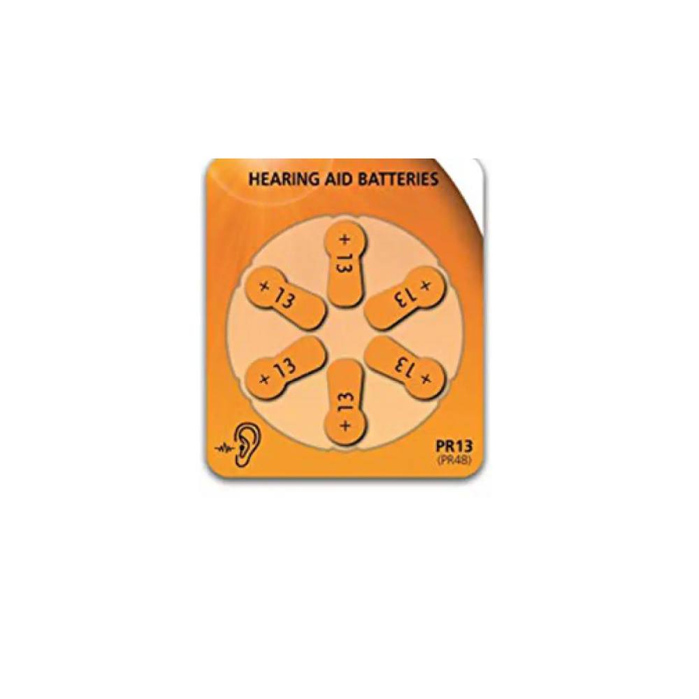Μπαταρίες Ακουστικών Βαρηκοΐας Panasonic PR13 1.4V Τεμ. 6 Bulk