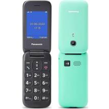 Panasonic KX-TU400EXC Τιρκουάζ 2.4" με MicroSD μέχρι 32GB, Bluetooth, Κάμερα, Μεγάλα Γράμματα και Πλήκτρο SOS