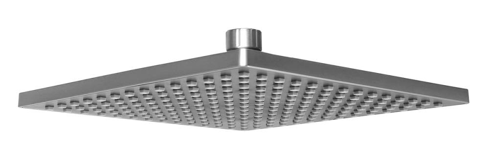 BRUNO κεφαλή ντους BRN-0266, πλαστική, τετράγωνη,  22.8 x 22.8cm, ασημί