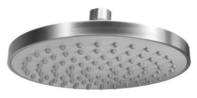 BRUNO κεφαλή ντους BRN-0267, πλαστική, στρογγυλή, Φ 20cm, ασημί