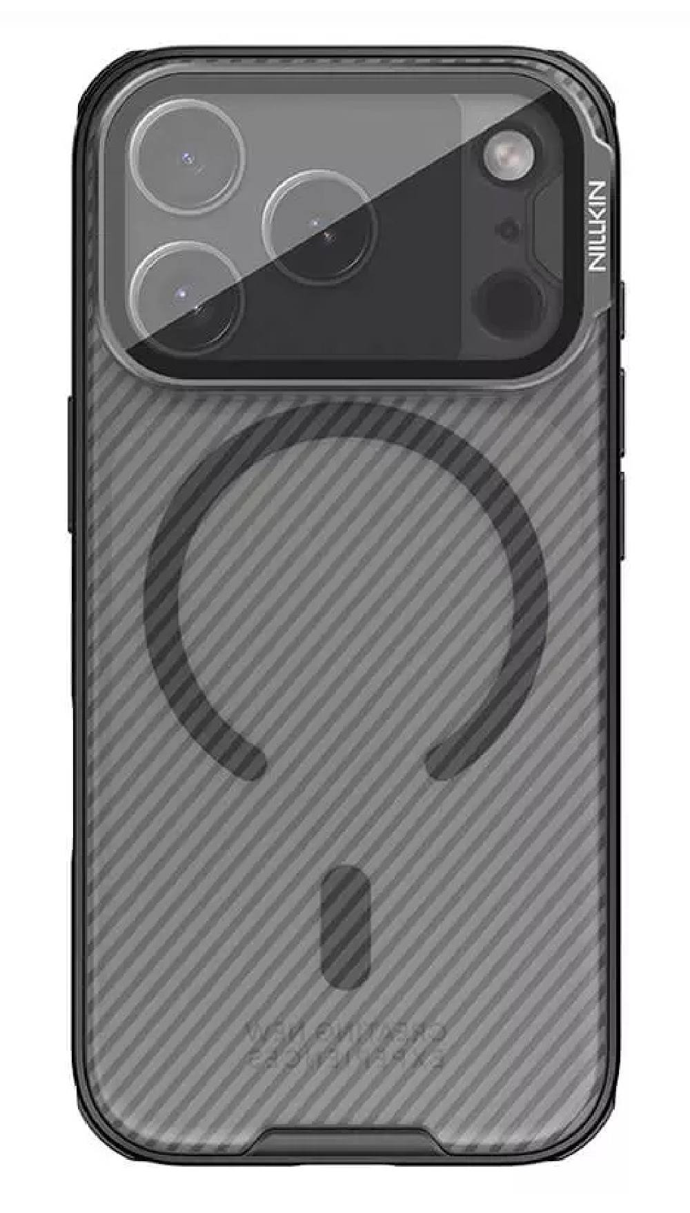 NILLKIN θήκη CamShield Prop Magnetic για Apple iPhone 17 Pro, διάφανη/μαύρη