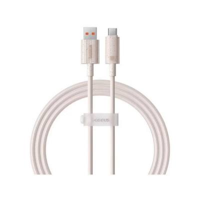 Baseus Καλώδιο Γρήγορης Φόρτισης USBσεUSB-C Habitat Series 100W 1m Ροζ (P10360203421-00) (BASP10360203421-00)