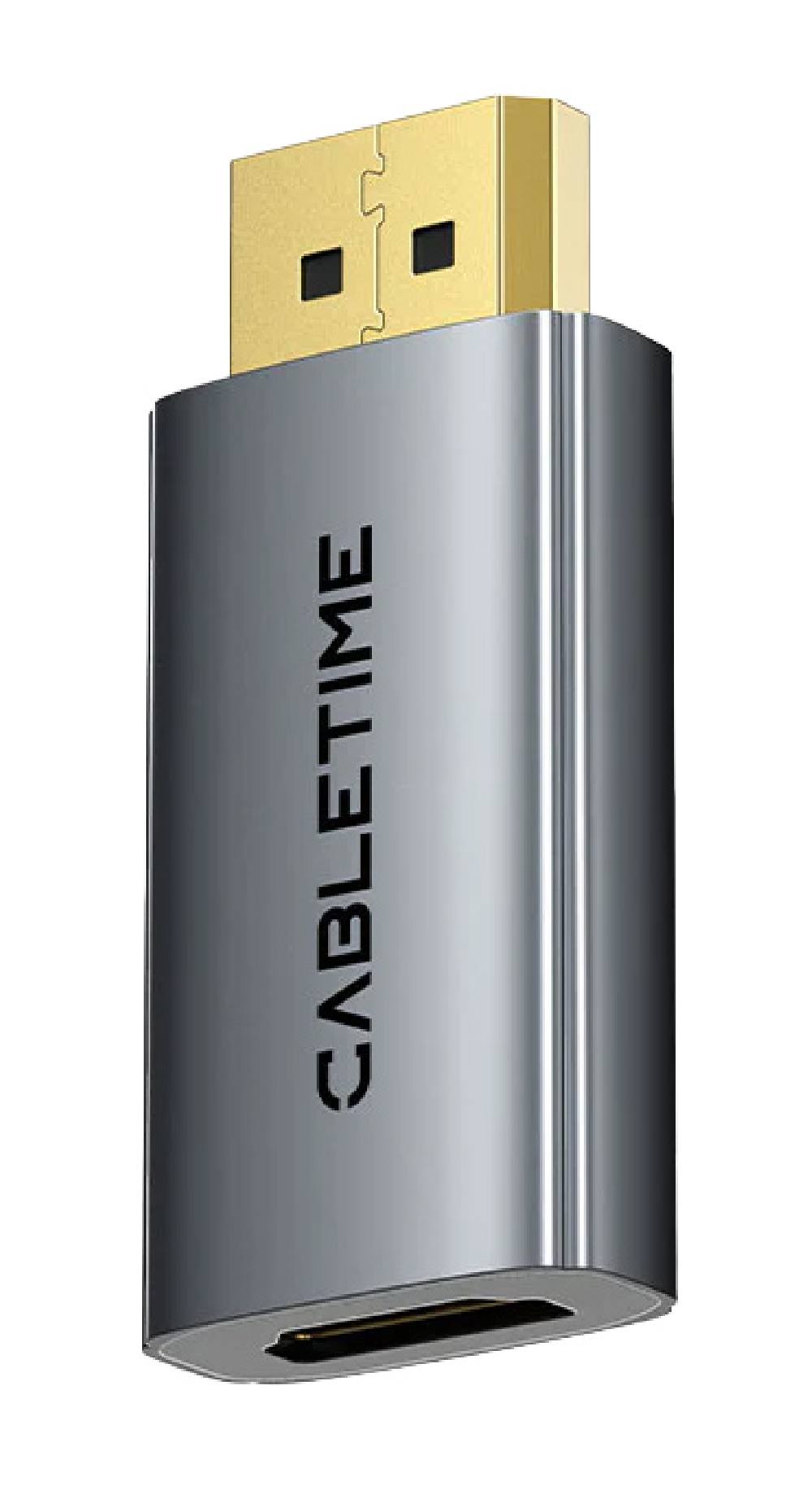 CABLETIME αντάπτορας DisplayPort σε HDMI CT-DMHF4K-AG6, 4K/60Hz, γκρι