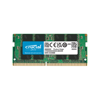CRUCIAL RAM SODIMM 8GB CT8G4SFRA32A, DDR4, 3200MHz, CL22, SINGLE TRAY, 2YW.