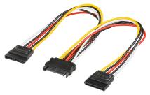 GOOBAY καλώδιο SATA αρσενικό σε 2x SATA θηλυκό 95114, 0.2m