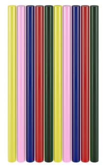 GOOBAY ράβδοι σιλικόνης 77856, Φ11mm x 200mm, διάφορα χρώματα, 10τμχ